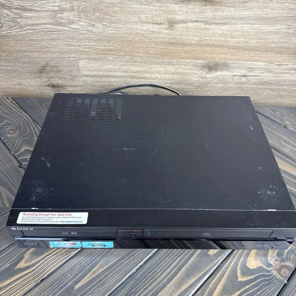 Sony RDR-VX555 DVD/VCR Player Recorder Combo HDMI PARTIALLY WORKING - FOR REPAIR